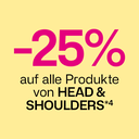-25% auf head and shoulders